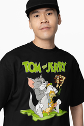 Tom Jerry Cartoon Oversized T-Shirts